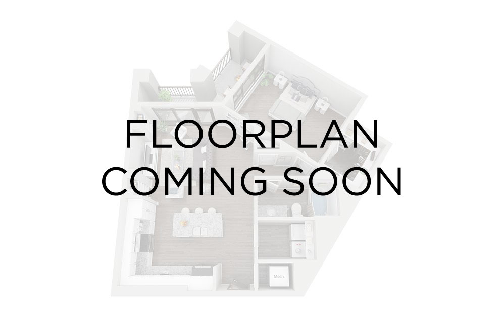 3 Bed 1 Bath - 3 bedroom floorplan layout with 1 bathroom and 1150 square feet